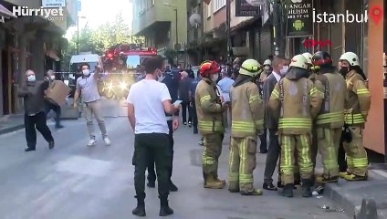 Şişli'de bulunan binada çökme tehlikesi