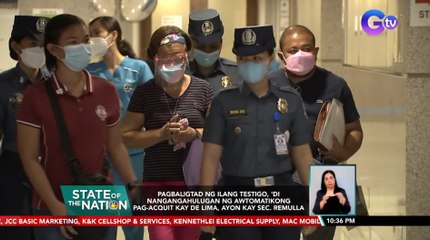 PNP: Dating Sen. Leila de Lima, naka-admit sa PNP General Hospital dahil sa pabalik-balik na mga sakit | SONA