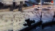 Antalya’da dolu yağışı etkili oldu