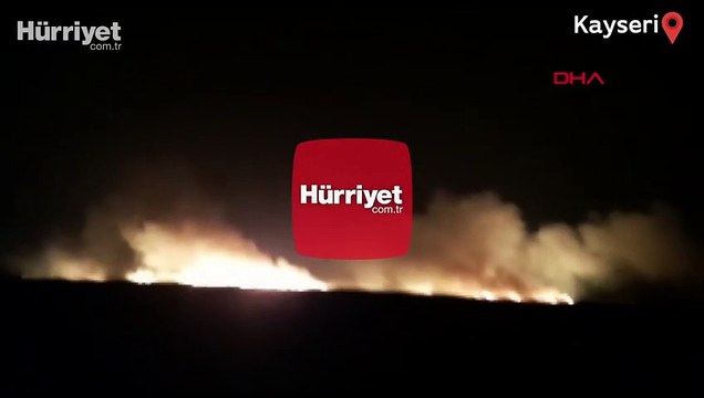 Sultan Sazlığı Milli Parkı'nda yangın