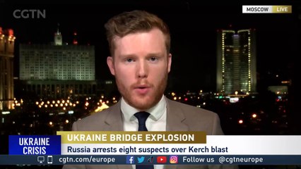 Tracking down the cause of the explosion on Russia's bridge to Crimea