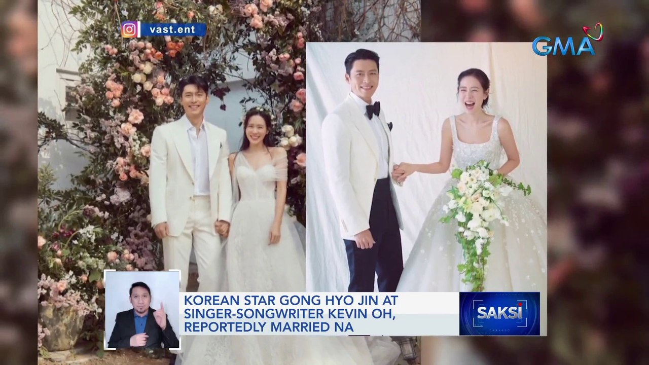 Korean star Gong Hyo Jin at singer-songwriter Kevin Oh, reportedly married na | Saksi