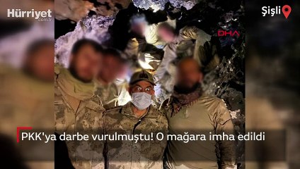 PKK'ya darbe vurulmuştu! O mağara imha edildi