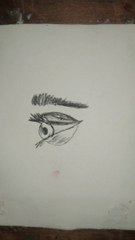 Easy eye side view drawing