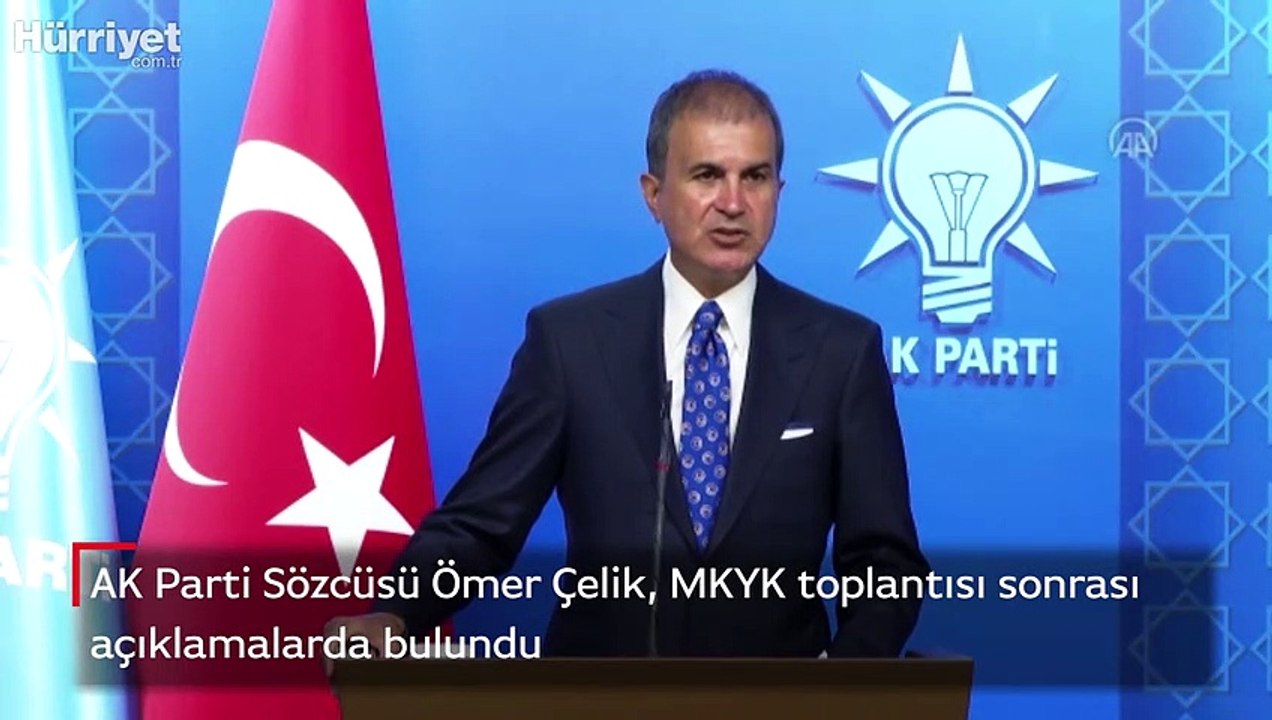 AK Parti Sözcüsü Ömer Çelik, MKYK toplantısı sonrası açıklamalarda bulundu