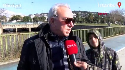 Maltepe'de deniz kahverengi oldu