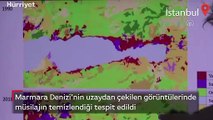 Marmara Denizi'nin uzaydan çekilen görüntülerinde müsilajın temizlendiği tespit edildi