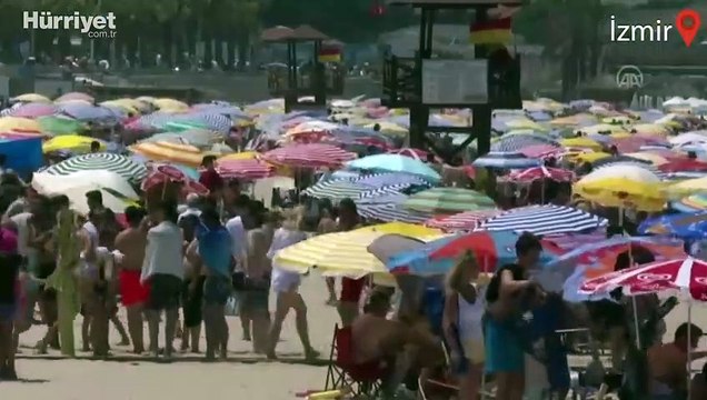 Çeşme'de günlük nüfus 1 milyonu aşıyor