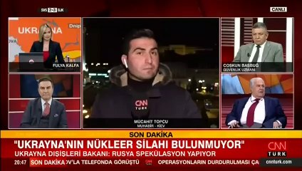 Kiev'de siren sesleri canlı yayına yansıdı