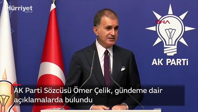 AK Parti Sözcüsü Ömer Çelik, gündeme dair açıklamalarda bulundu