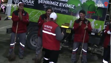 Temizlik işçisi 'Maykıl Fikret' Michael Jackson dansları ile arkadaşlarını motive ediyor