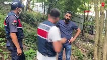 Şile'de ekipleri harekete geçiren görüntü! Ormanın ortasında operasyon