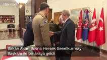 Milli Savunma Bakanı Akar, Bosna Hersek Genelkurmay Başkanını kabul etti