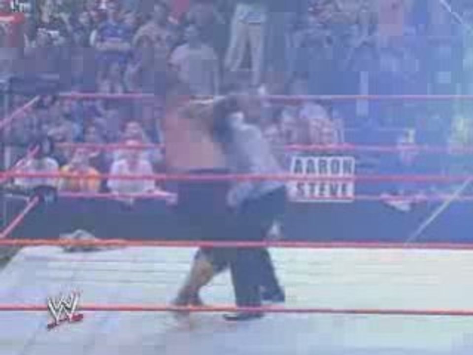 Ric Flair attacks Umaga after his match