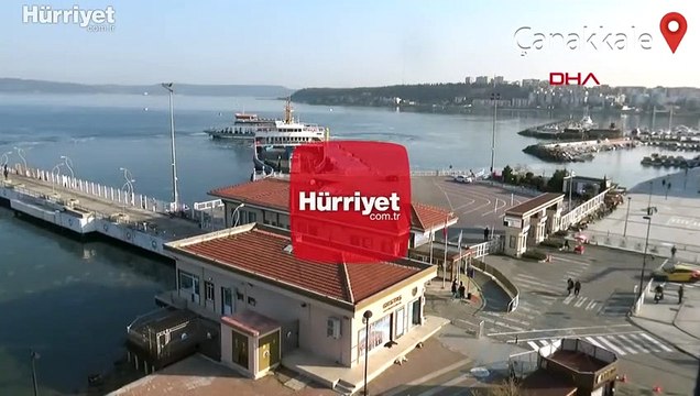 Gökçeada ve Bozcaada feribot seferlerine fırtına engeli