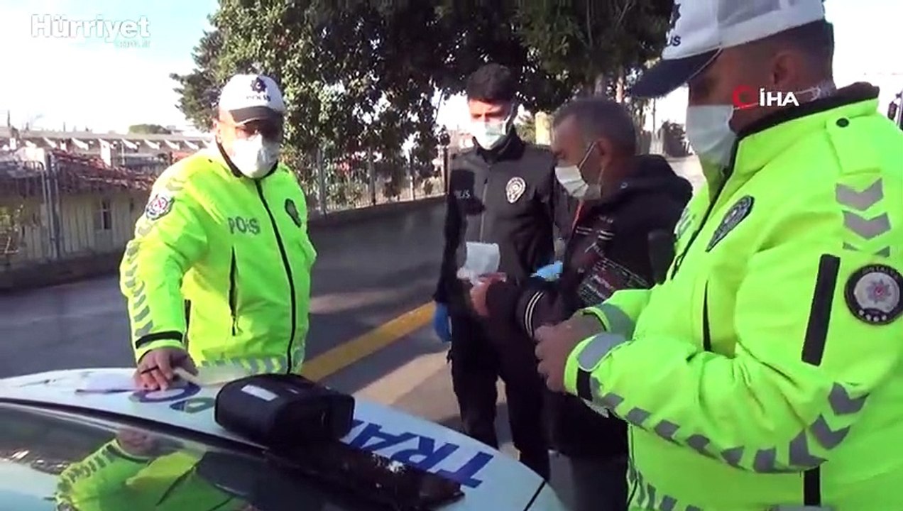Motosikletinin bağlanacağını öğrenen sürücü çılgına döndü