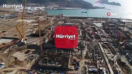 Akkuyu NGS'de pompa istasyonunun temeli inşa ediliyor