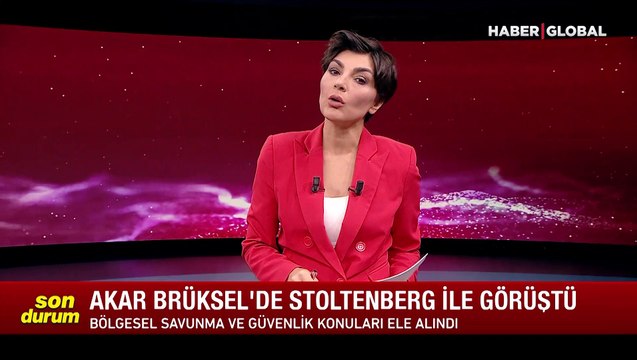 Milli Savunma Bakanı Hulusi Akar, NATO Genel Sekreteri Jens Stoltenberg ile bir araya geldi