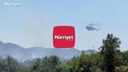 Antalya'nın Kaş ilçesinde yangın