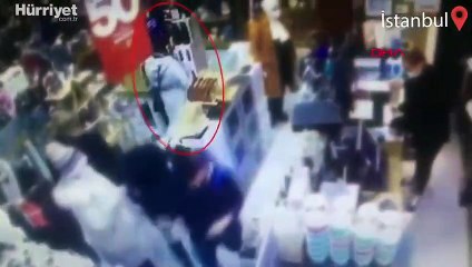 Mağazalarda yankesicilik anları kamerada