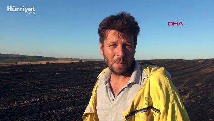 Tekirdağ'da anız yangınında 400 kovan arı son anda kurtarıldı