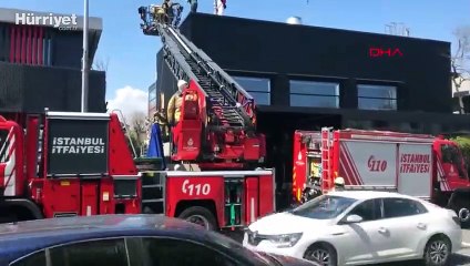 Etiler'de ünlü et lokantasında yangın çıktı