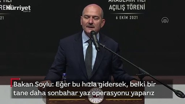 Bakan Soylu, Jandarma ve Sahil Güvenlik Akademisi Eğitim Öğretim Yılı Açılış Programı'na katıldı