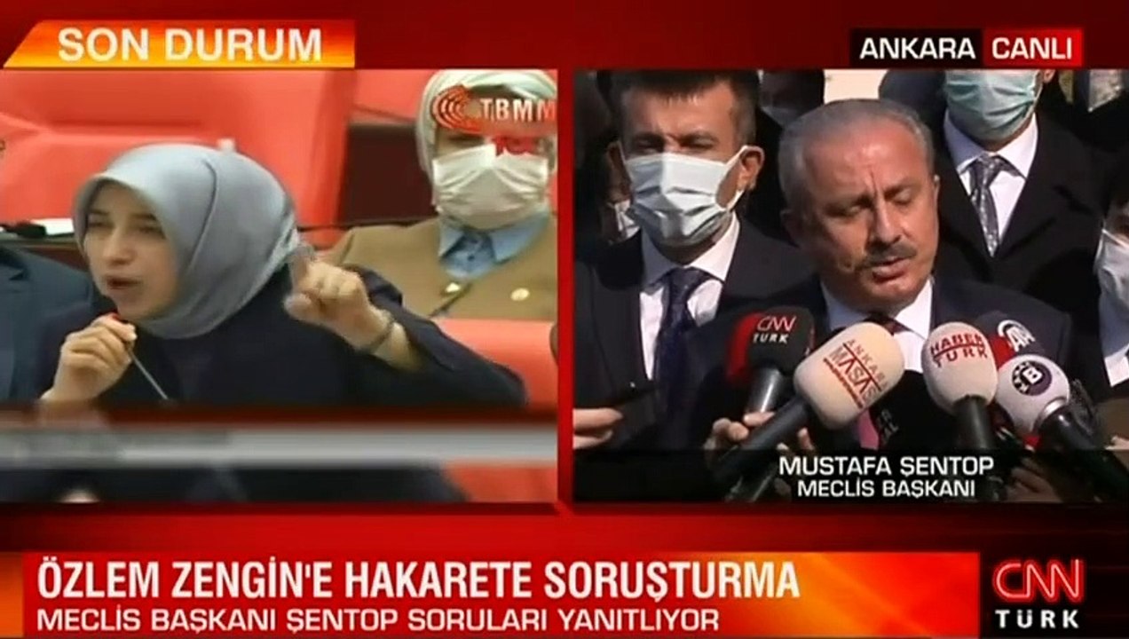 TBMM Başkanı Mustafa Şentop gazetecilerin sorularını yanıtladı