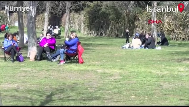 Caddebostan Sahili'nde cumartesi yoğunluğu
