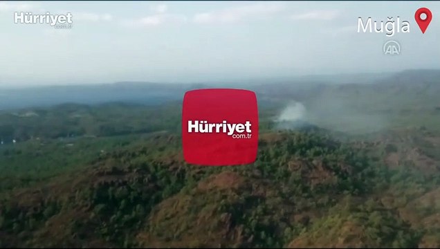Muğla Marmaris'te çıkan orman yangını kontrol altına alındı