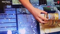 El çabukluğuyla kuyumcuda bileziği böyle çaldı