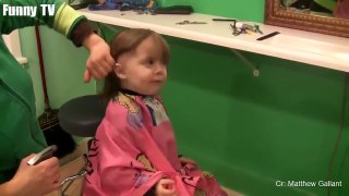 Cutest Babies Reaction in The First Time They Cutting Hair - Funny Baby Video Compilatio