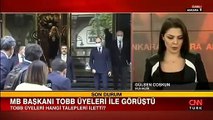 Merkez Bankası Başkanı Şahap Kavcıoğlu TOBB üyeleriyle buluştu