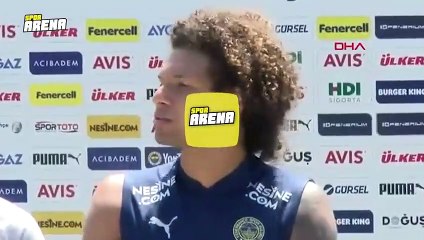 Fenerbahçe'nin yeni transferi Willian Arao'nun talihsiz anı!