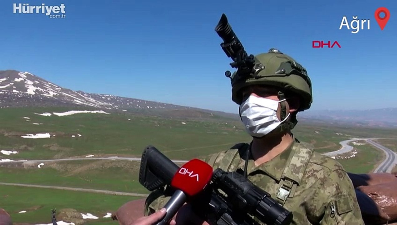 ‘Hudut kartalları’ bayramda eller tetikte sınır nöbetinde