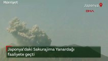 Japonya'daki Sakurajima Yanardağı faaliyete geçti