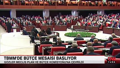 TBMM'de bütçe mesaisi başlıyor
