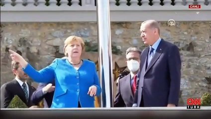 Cumhurbaşkanı Erdoğan ile Merkel görüşmesi başladı