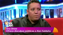 Ana Show ofrece disculpas a Aldo Saldaña