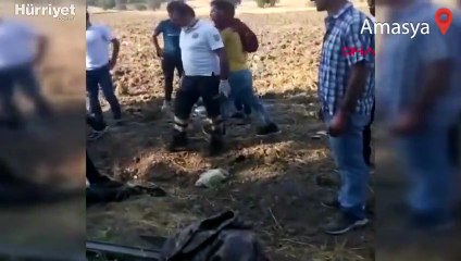 Kaplıcadan dönenleri taşıyan kamyonet takla atıp, tarlaya devrildi: Çok sayıda yaralı