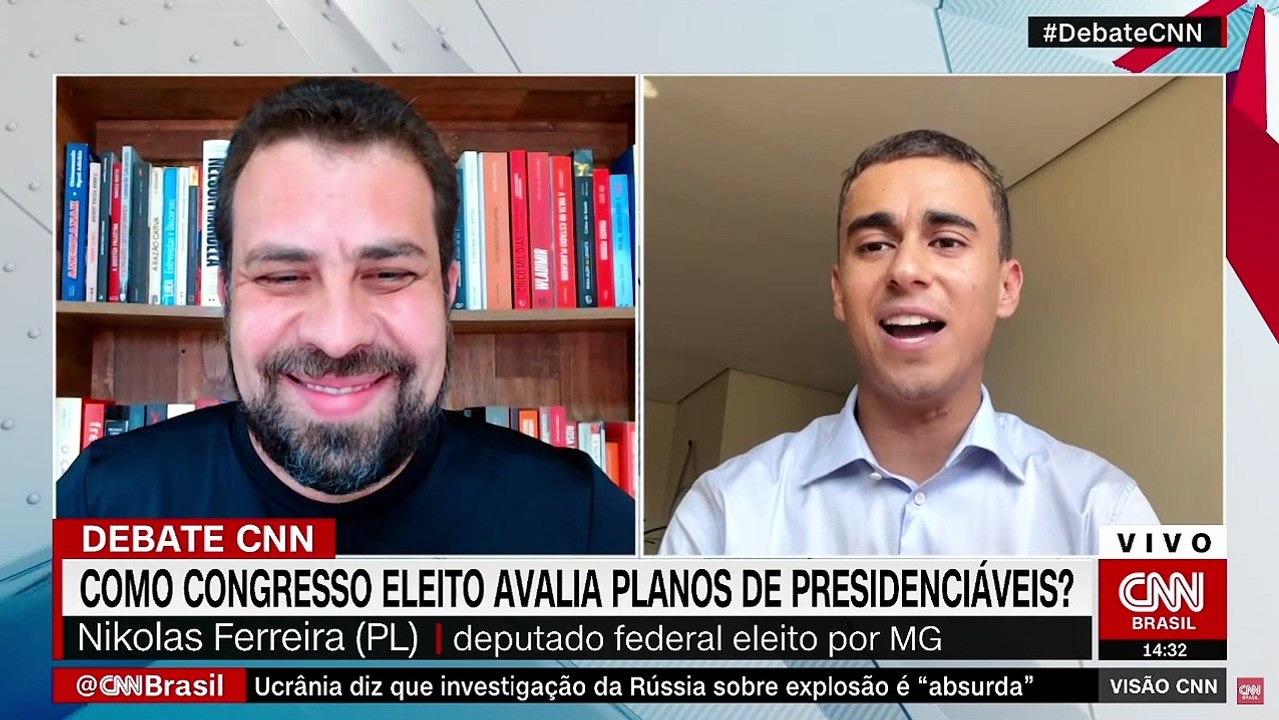 Nikolas sobre Boulos em debate: “Sem teto, mas com jatinho”
