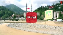 Rize'de sel felaketi  kayıp 2 kişi aranıyor