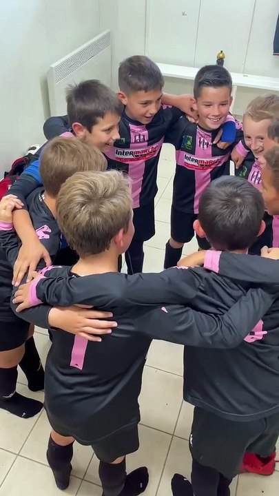 La joie des U11 après les victoires de la semaine passée