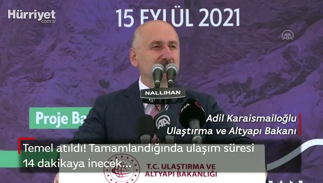 Temel atıldı! Tamamlandığında ulaşım süresi 14 dakikaya inecek...