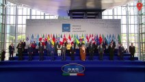 G20 Liderler Zirvesi'ne katılan liderler aile fotoğrafında bir araya geldi