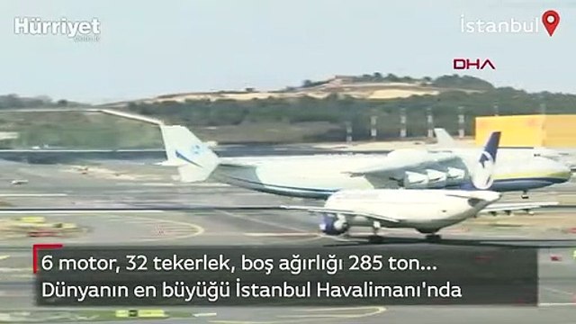 Dünyanın en büyük kargo uçağı İstanbul'da