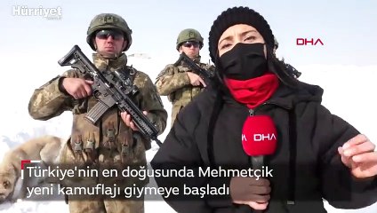 Mehmetçik yeni kamuflajı giymeye başladı