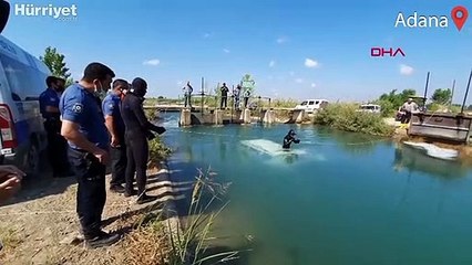 Adana'da araç sulama kanalına düştü! 2 ölü