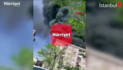 Bağcılar'da alevler arasında can pazarı kamerada