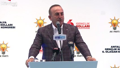 Video herunterladen: Bakan Çavuşoğlu, AK Parti Antalya Gençlik Kolları 6. Olağan Kongresine katıldı